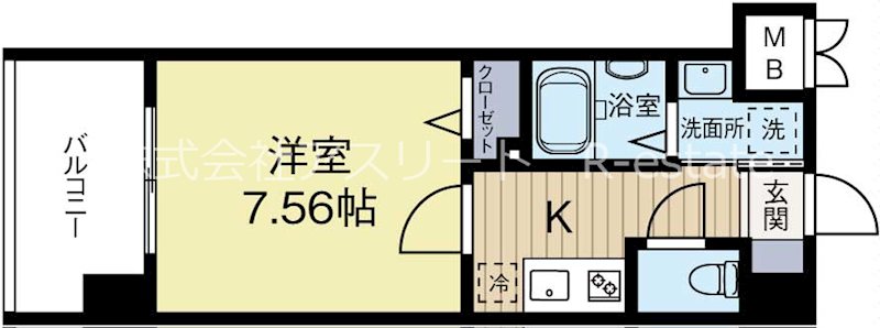 サヴォイラシャンス 902号室 間取り