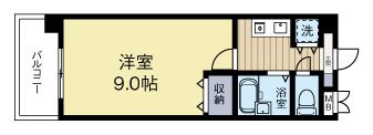 フェヴァリットキューブ 506号室 間取り