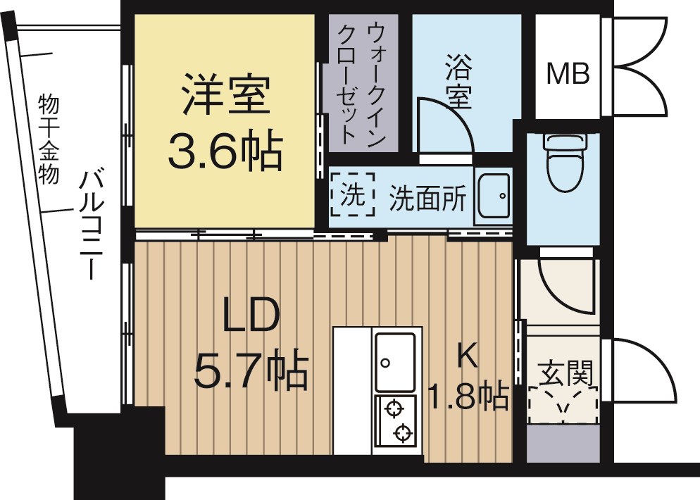 ラファセエスティエラ赤坂 803号室 間取り