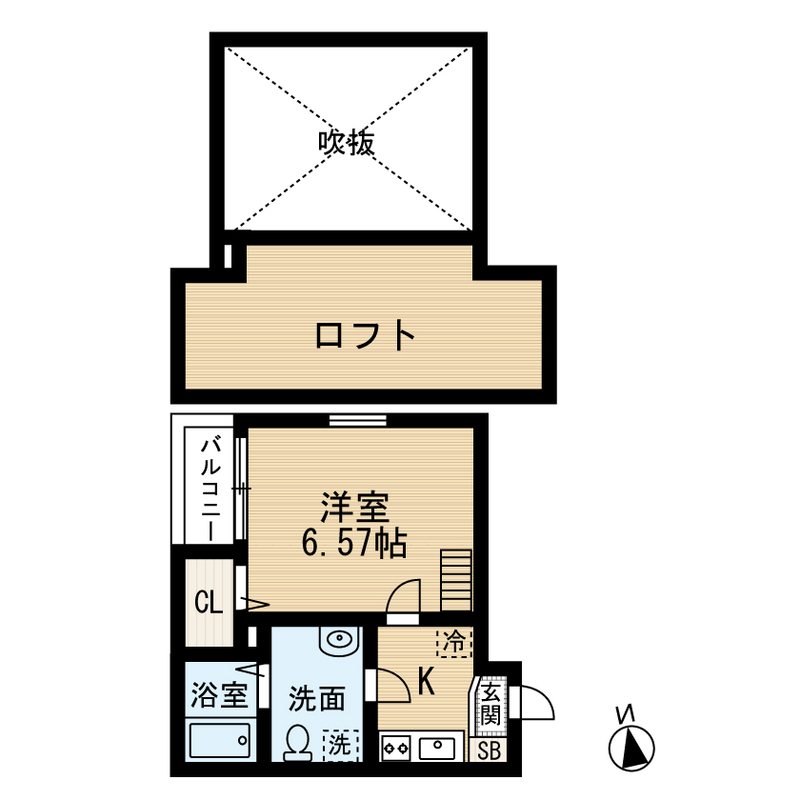 シュプリームメゾンA 101号室 間取り