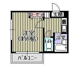 リリーフ美野島 3104号室 間取り