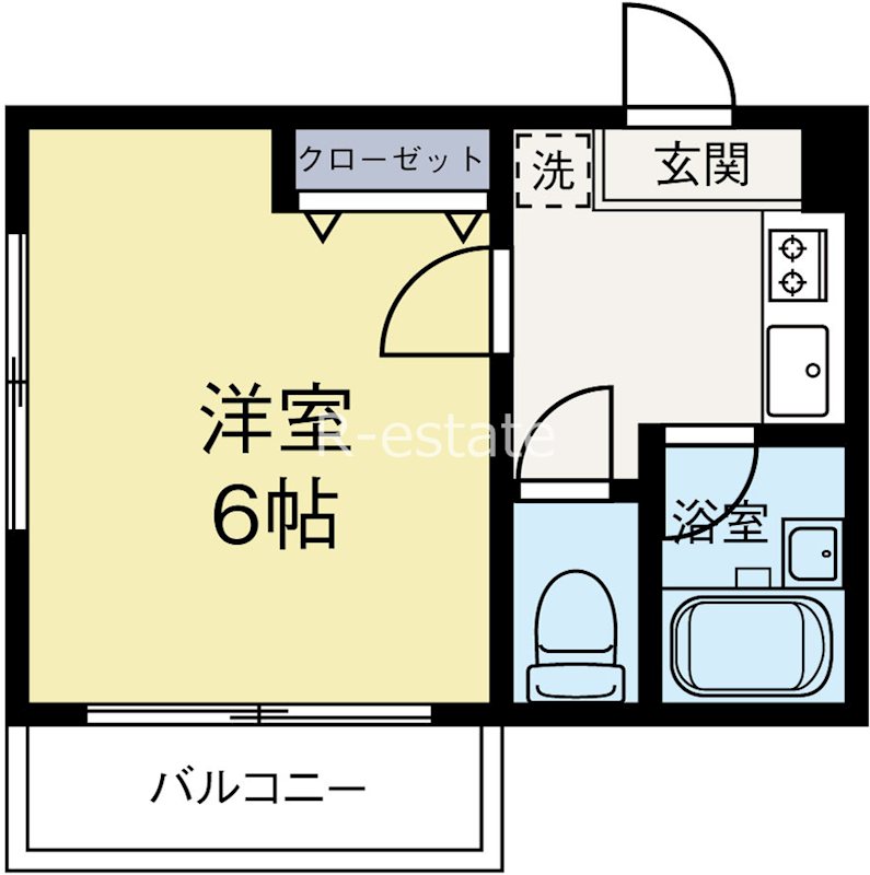 リリーフ美野島 3104号室 間取り