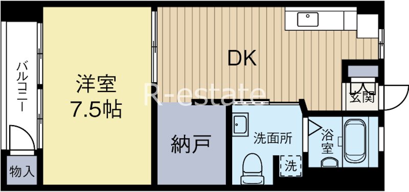 昌栄マンション 306号室 間取り