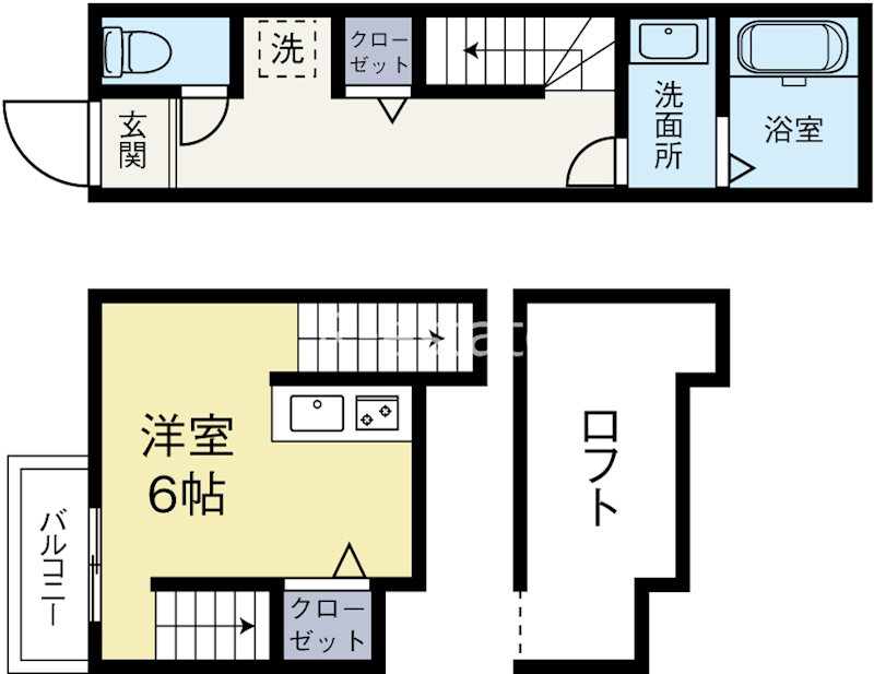 Sounds　Good　平尾 103号室 間取り