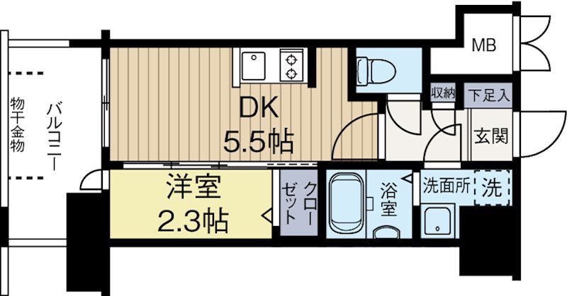 アルファシオリエンソ 502号室 間取り