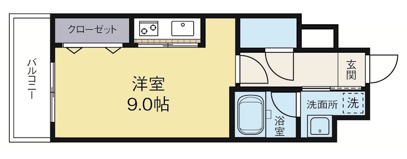 アイセレブ箱崎浪漫邸 303号室 間取り