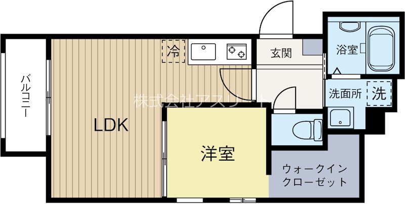 Cherim吉塚 301号室 間取り
