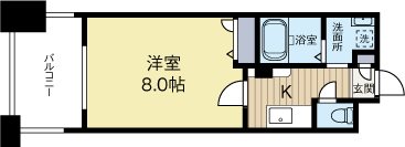 赤坂ランドマークタワー 408号室 間取り