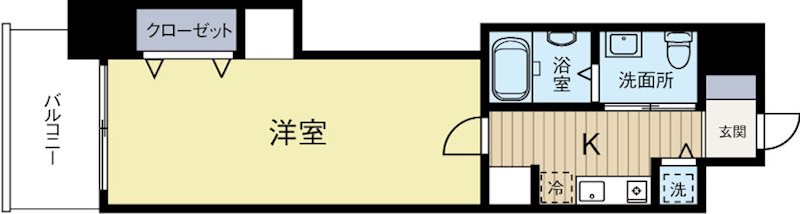 レジデンシャルヒルズアネックススイート  802号室 間取り