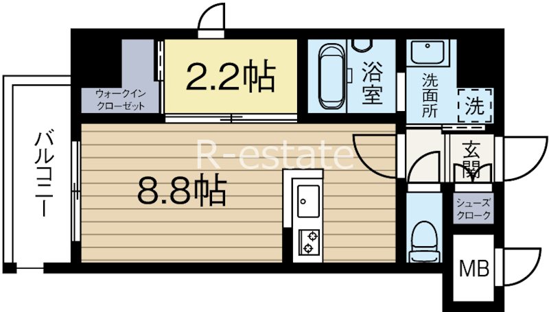 アルティザ平尾 207号室 間取り