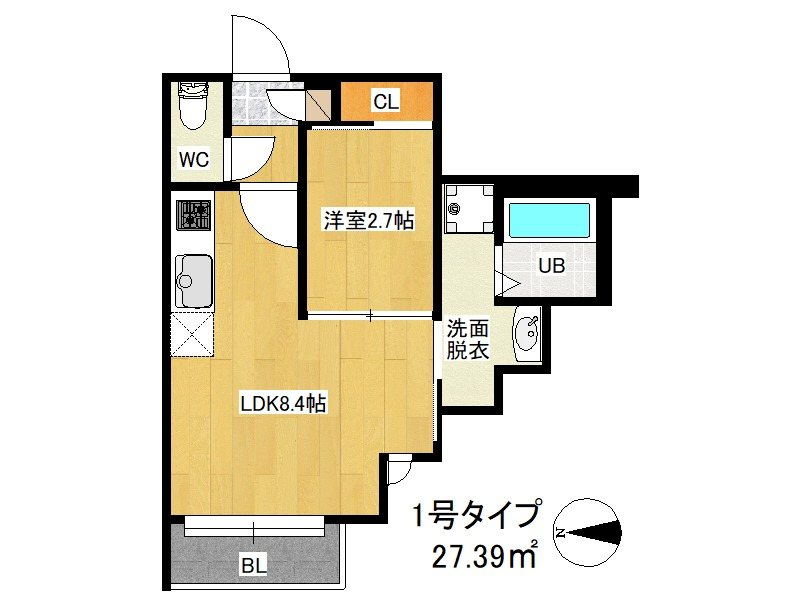 桜坂R-SMARTホーム 201号室 間取り