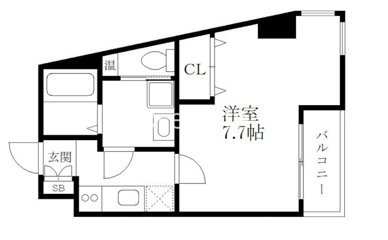 セルクル北方 302号室 間取り