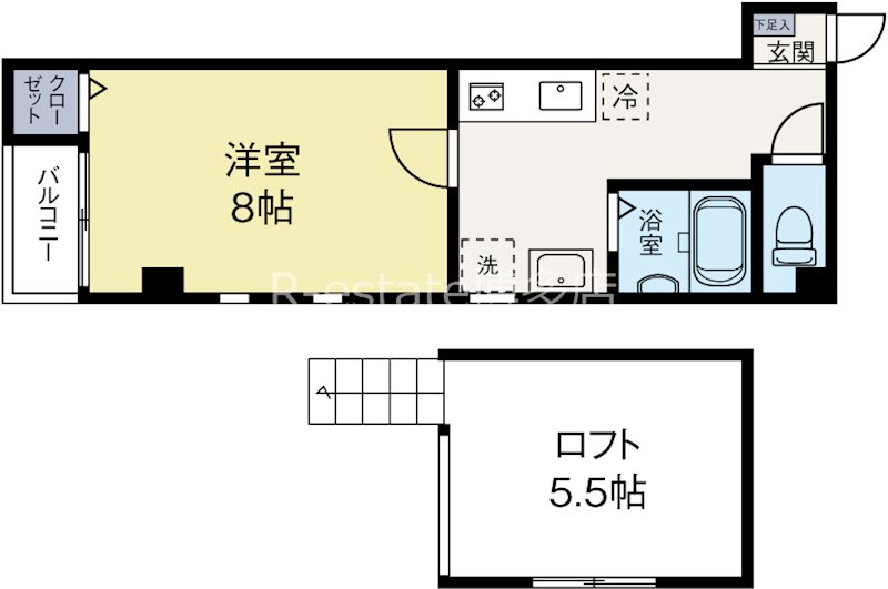 イルグラッツィア博多駅前1 203号室 間取り