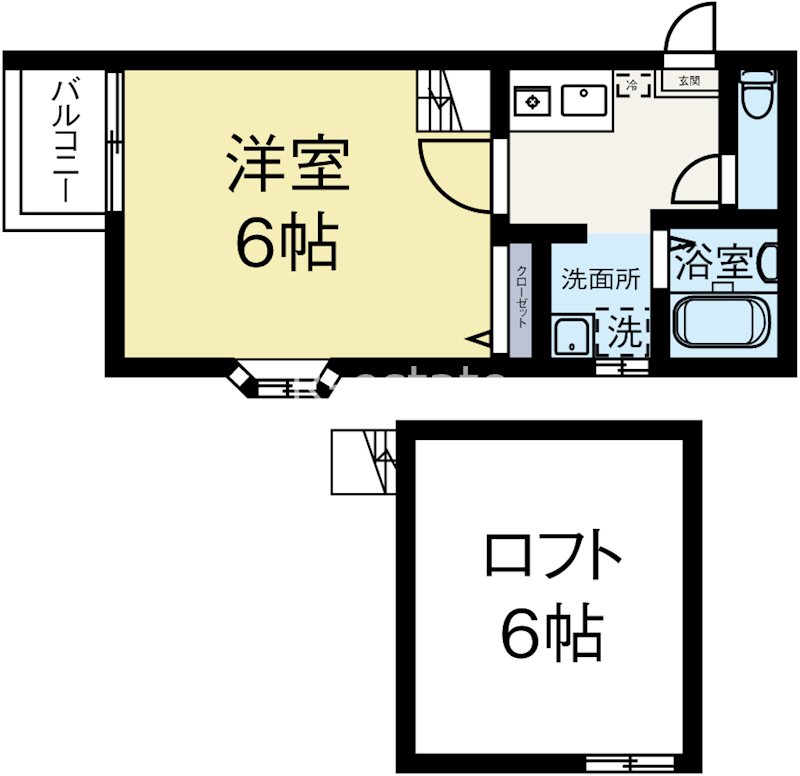 イルグラッツィア薬院 203号室 間取り