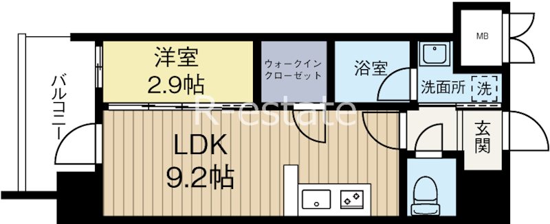 CINQ　IWASE　BLD 408号室 間取り