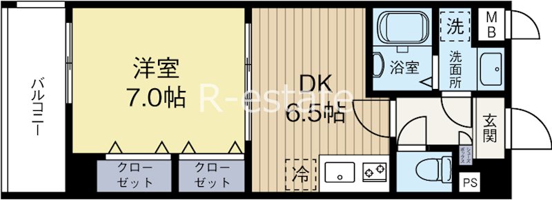 カーサコンプレッソ 301号室 間取り