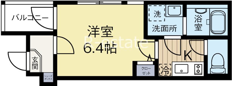 クレセント薬院 302号室 間取り