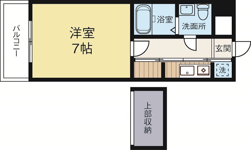エステートモアアバン博多ステーション 803号室 間取り