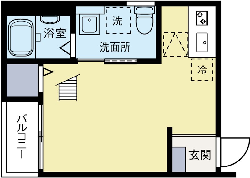 Lea吉塚 201号室 間取り