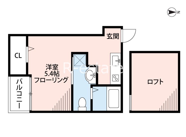 タスク箱崎 101号室 間取り