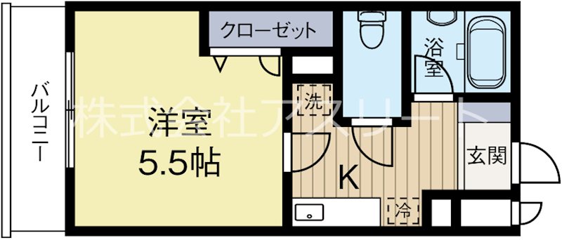 ハーベスト白金 201号室 間取り