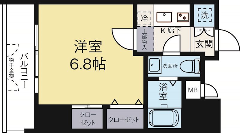 サヴォイザティファナ 501号室 間取り