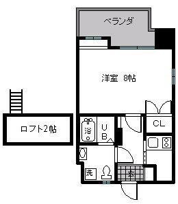 エミリエ博多 1101号室 間取り