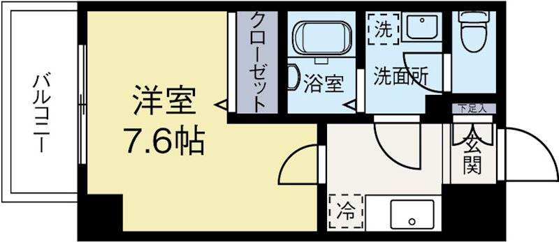 GRANDEUR住吉弐番館 504号室 間取り