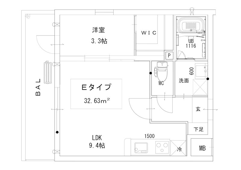 ソシオス春日駅前 406号室 間取り