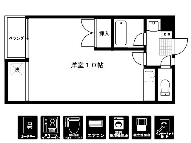 グリーンヴィラ上関B1 間取り