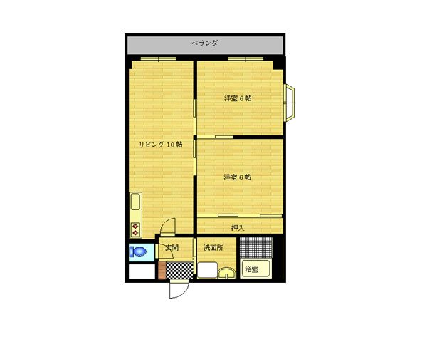ハイム五福 間取り