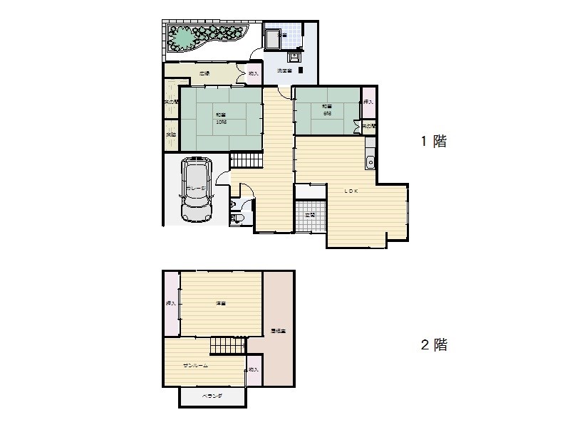 シープレーリー千石町A 間取り