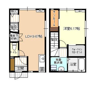 ビオラ古定塚A棟 間取り