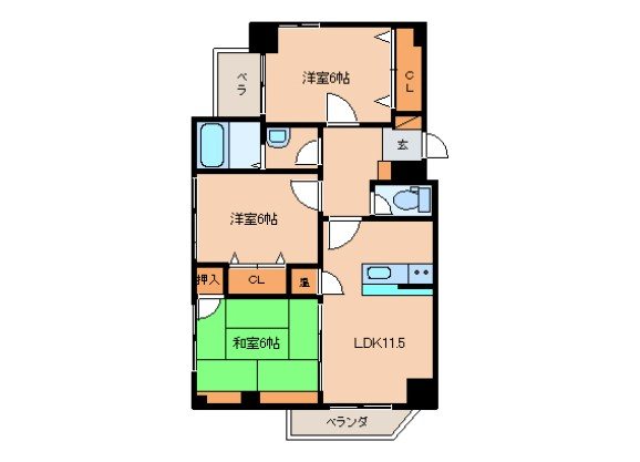 SUNZEUSビル高岡 間取り
