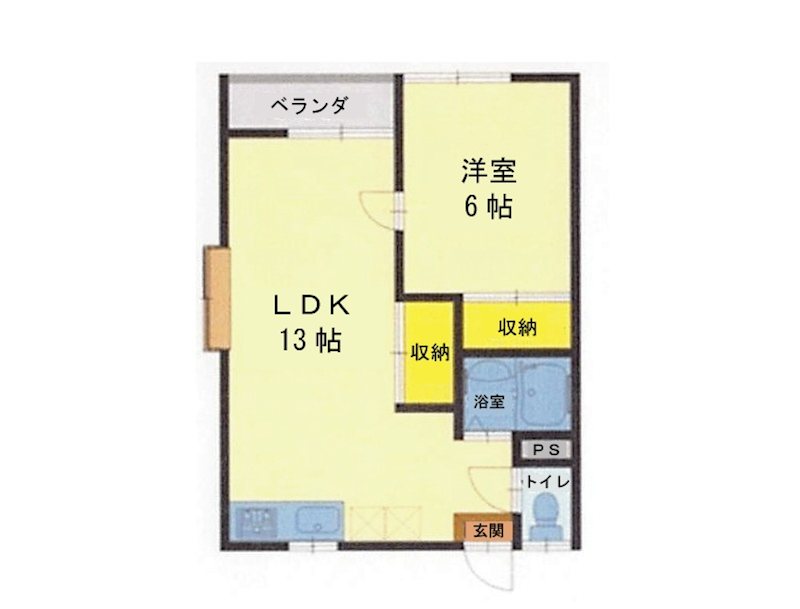 AKIBAハイツ5号棟 間取り