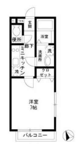 メゾン太陽Ⅱ（メゾンタイヨウツー） 間取り