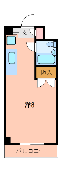 エレガンス金沢文庫  404号室 間取り