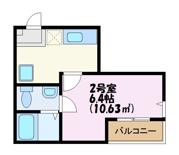 ブリーゼ金沢文庫 102号室 間取り