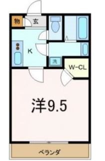 ライフモリ6号館 間取り図