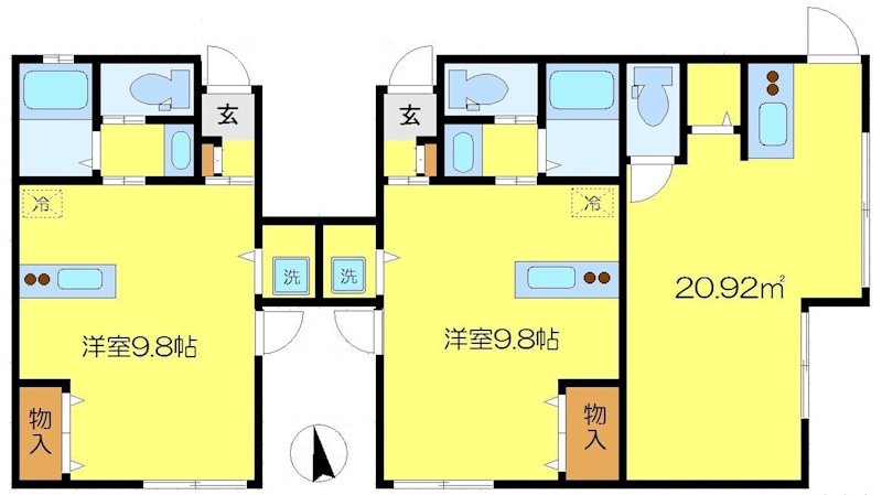 TSUBAKIテラス 間取り図