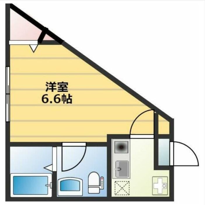 ベイルーム釜利谷 101号室 間取り