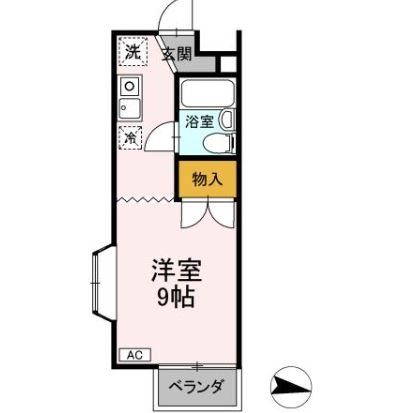 シーサイド金沢 201号室 間取り
