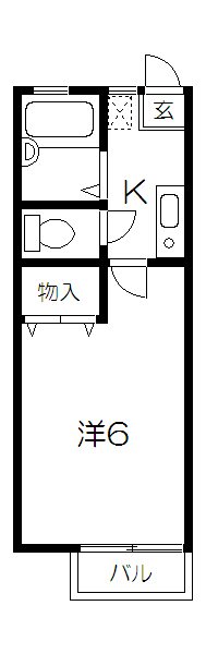 ドルチェＭ 202号室 間取り