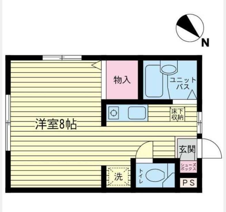 メゾンSEAキャッスル 102号室 間取り