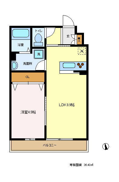 リブリ・Bay Kanazawa 間取り図
