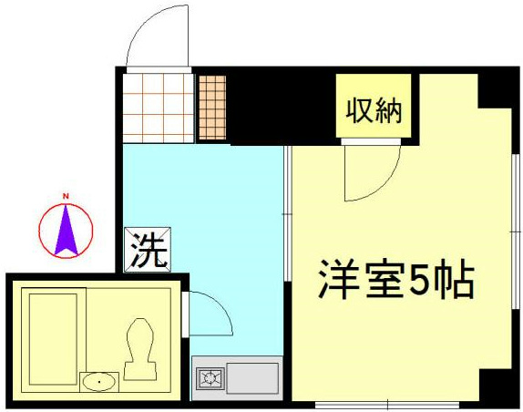 マリオ能見台  303号室 間取り