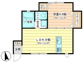 ブルーシエル六浦南 201号室 間取り