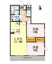 アクアグレイス 間取り図