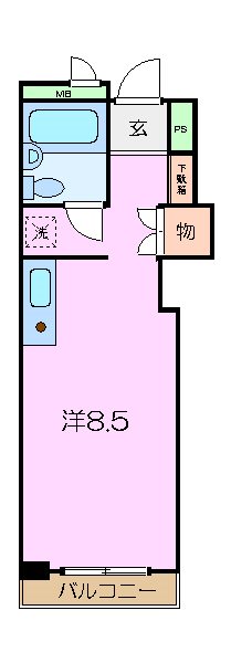 高野第３ビル 3207号室 間取り