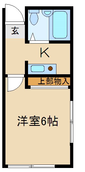 メゾンノーブル 102号室 間取り